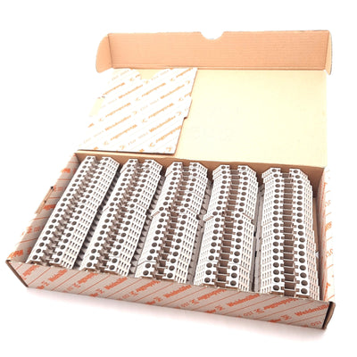 New Lot of 100 Weidmuller 1020200000 Feed Through Terminal Block 600V, 50A, 22-8AWG