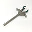 Used VWR Talon 21572-802 Lab Extension Clamp 3-Prong, Dual Adjustment, Rubber Coated