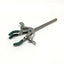 Used VWR Talon 21572-802 Lab Extension Clamp 3-Prong, Dual Adjustment, Rubber Coated