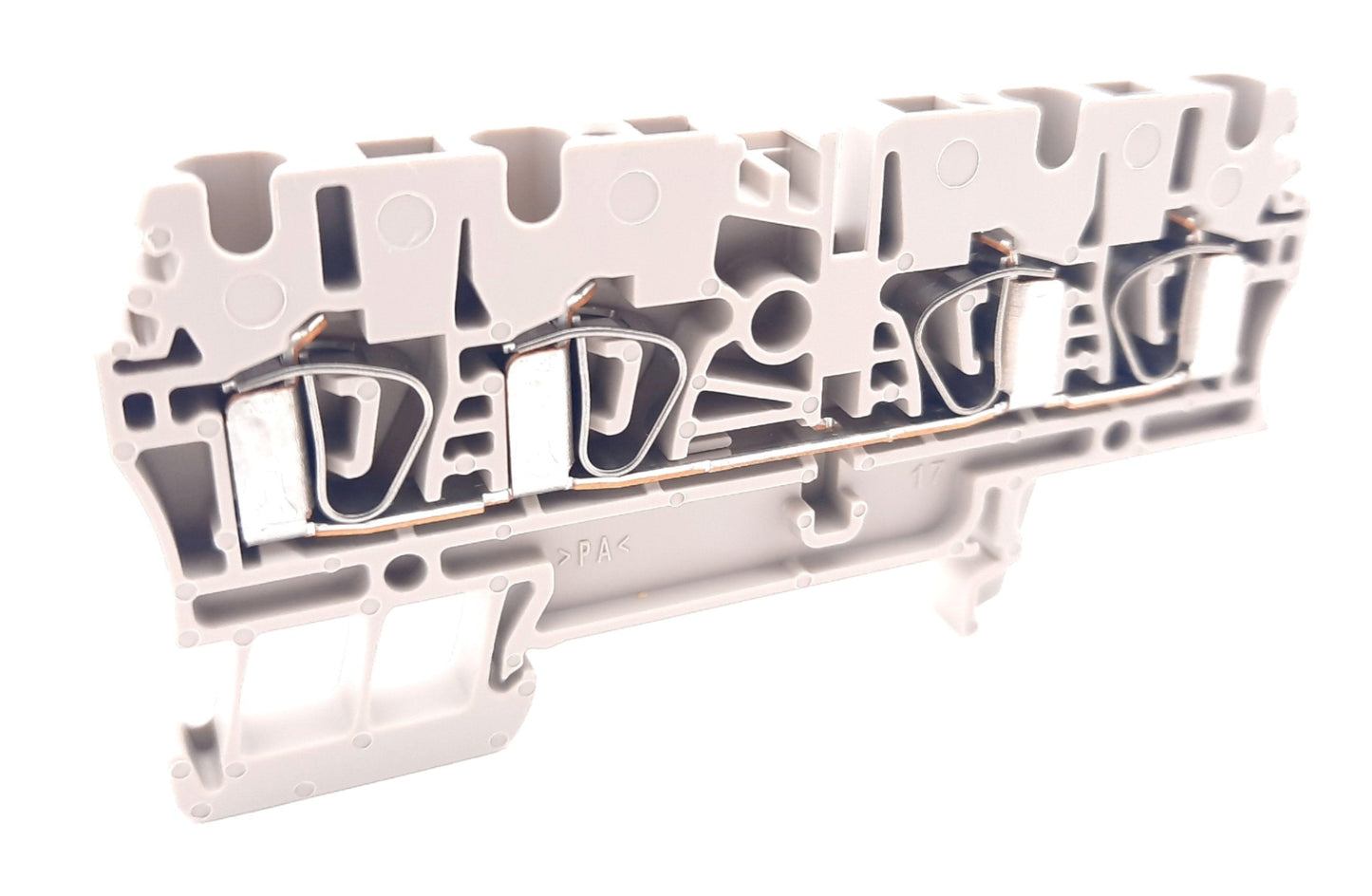 New Lot of 100 Weidmuller 1608570000 Feed Through Terminal Block 600V, 27A, 26-12AWG