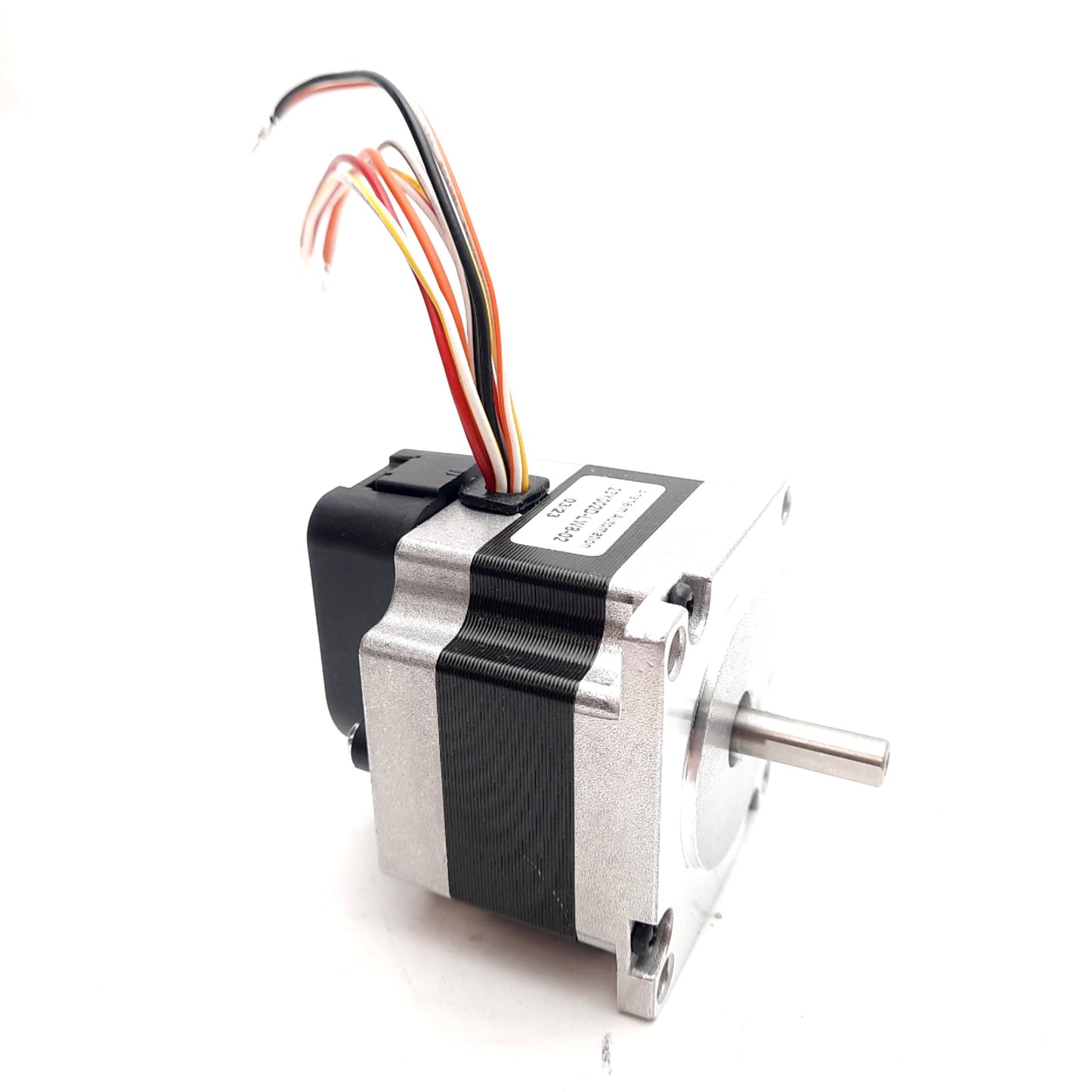 Used Anaheim Automation 23Y002D-LW8-02 Stepper Motor, NEMA 23, 8.1V 0.7A, 76oz-in
