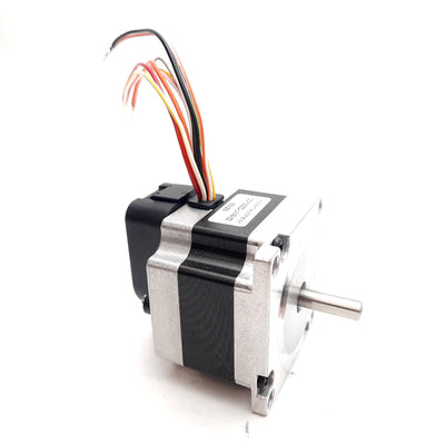 Used Anaheim Automation 23Y002D-LW8-02 Stepper Motor, NEMA 23, 8.1V 0.7A, 76oz-in