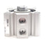 Used SMC CQ2B50-5DZ Compact Cylinder ø50mm Bore, 5mm Stroke, Rc1/4 Ports, 1.0MPa