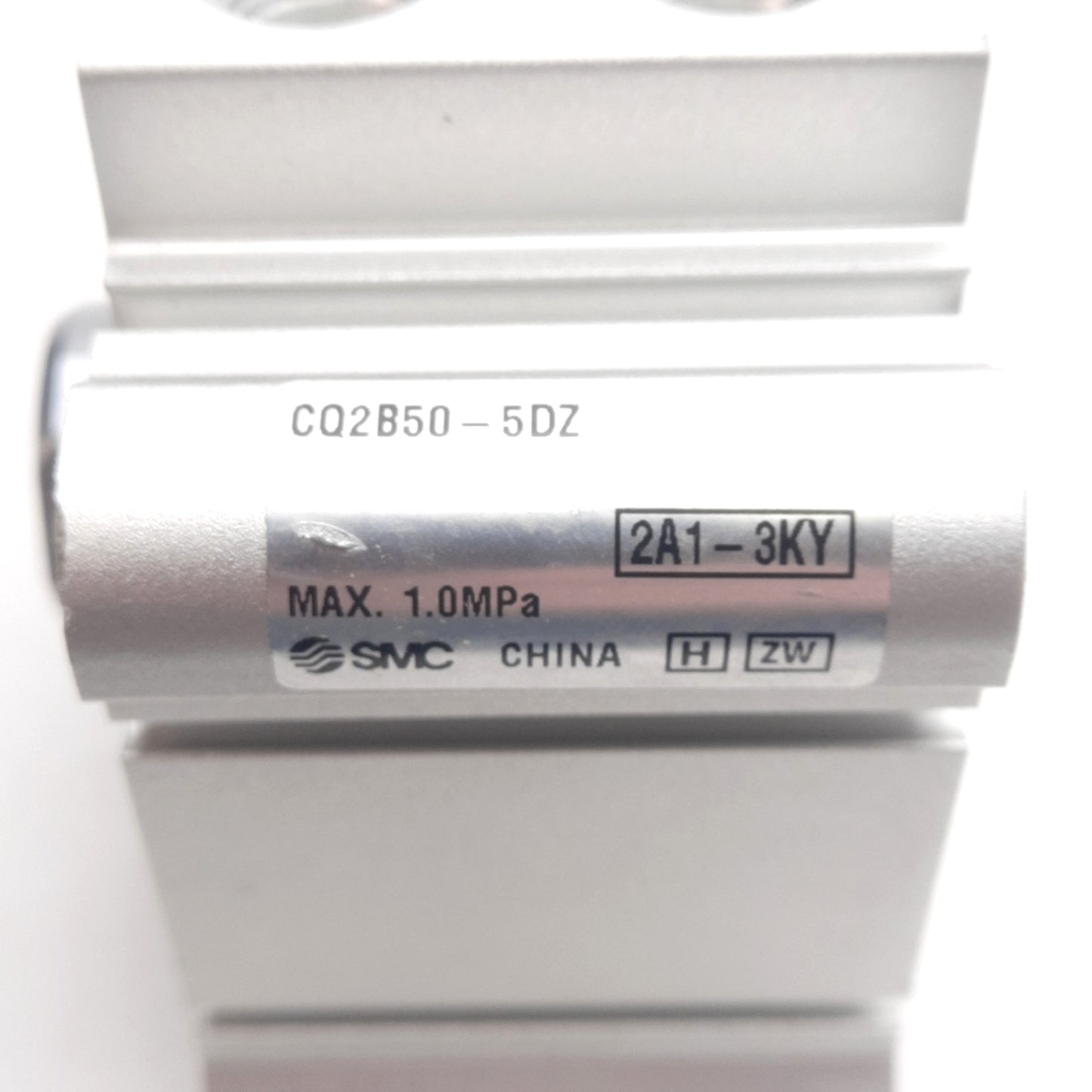 Used SMC CQ2B50-5DZ Compact Cylinder ø50mm Bore, 5mm Stroke, Rc1/4 Ports, 1.0MPa