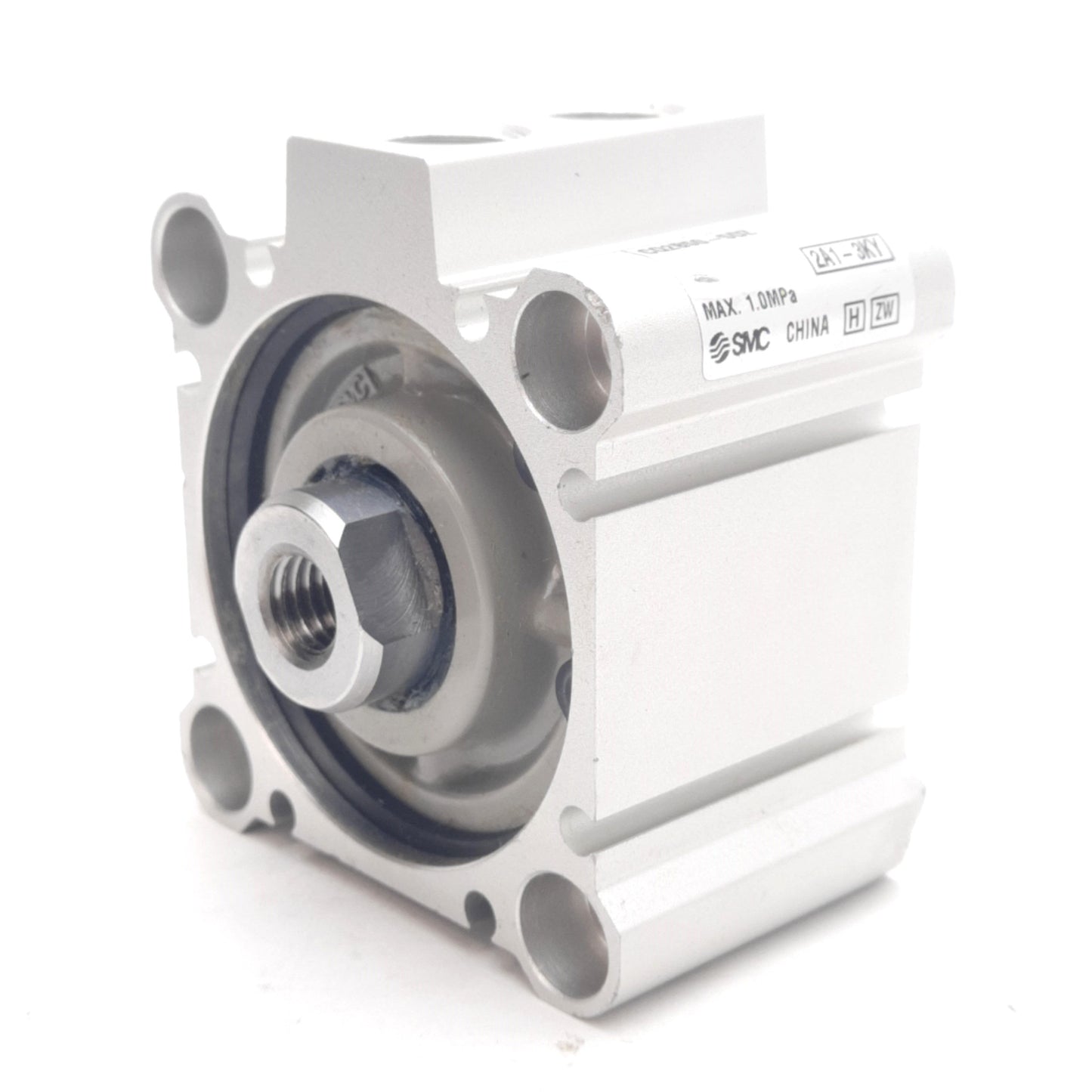 Used SMC CQ2B50-5DZ Compact Cylinder ø50mm Bore, 5mm Stroke, Rc1/4 Ports, 1.0MPa