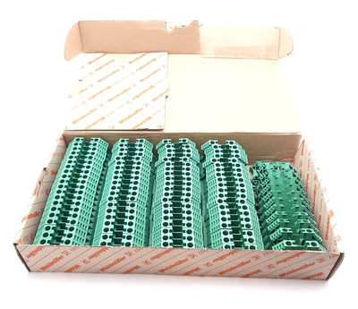 New Lot of 90 Weidmuller 1020290000 Feed Through Terminal Block 600V, 50A, 22-8AWG
