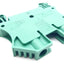 New Lot of 90 Weidmuller 1020290000 Feed Through Terminal Block 600V, 50A, 22-8AWG