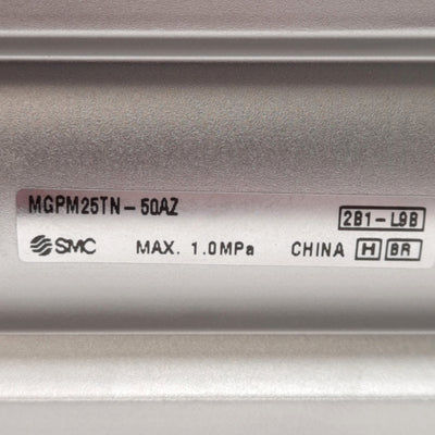 New SMC MGPM25TN-50AZ Guided Cylinder ø25mm Bore 50mm Stroke 1/4in NPT Ports 1.0MPa