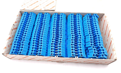 New Lot of 100 Weidmuller 1020280000 Feed Through Terminal Block 600V, 45A, 20-8AWG