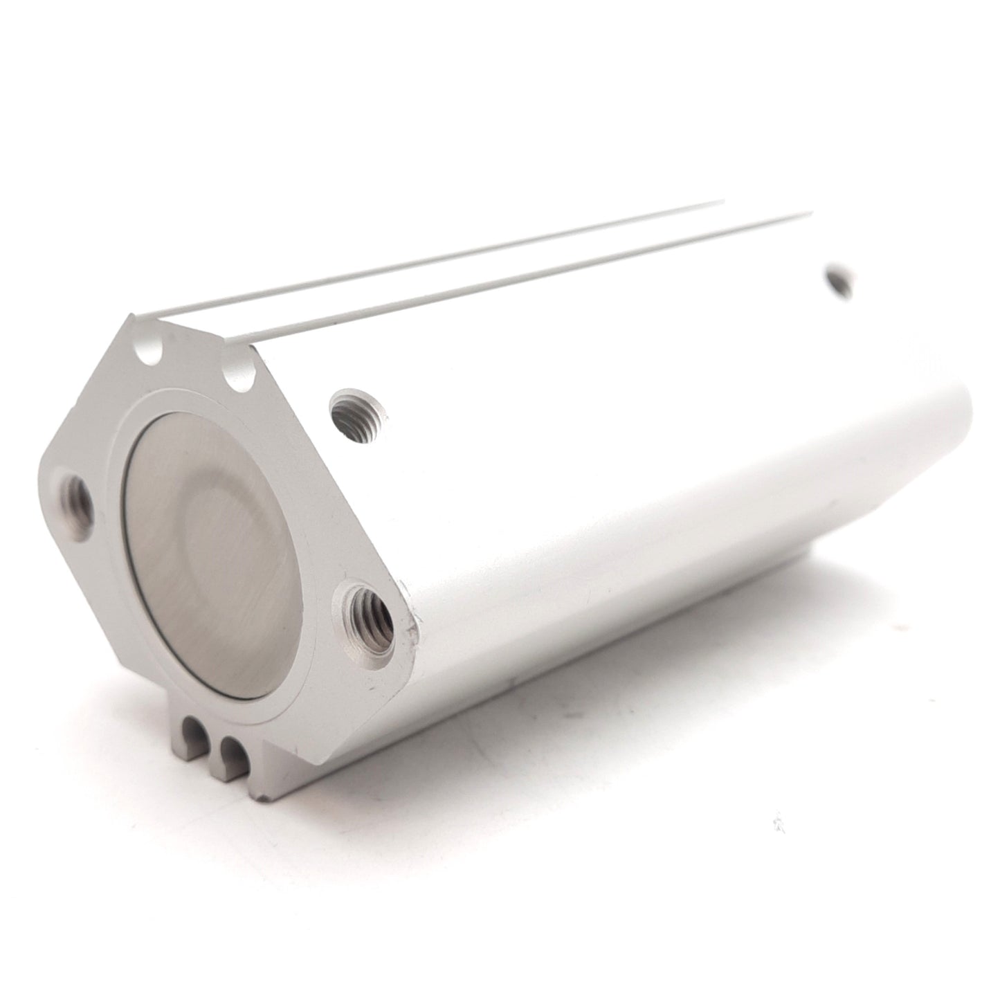 New – Open box SMC CDQ2A25-50DMZ Compact Cylinder ø25mm Bore, 50mm Stroke, 1.0MPa, M5x0.8 Ports