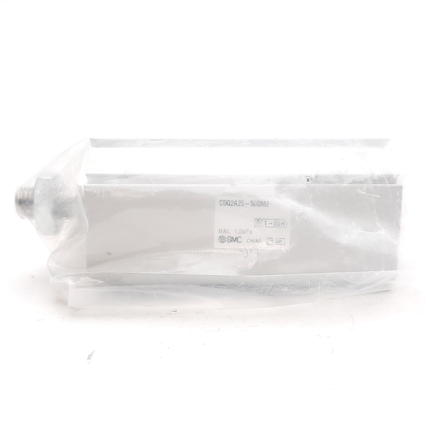 New – Open box SMC CDQ2A25-50DMZ Compact Cylinder ø25mm Bore, 50mm Stroke, 1.0MPa, M5x0.8 Ports