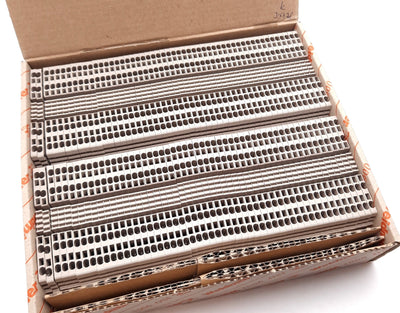 New Lot of 100 Weidmuller 1775580000 Feed Through Terminal Block 500V, 17A, 16-28AWG