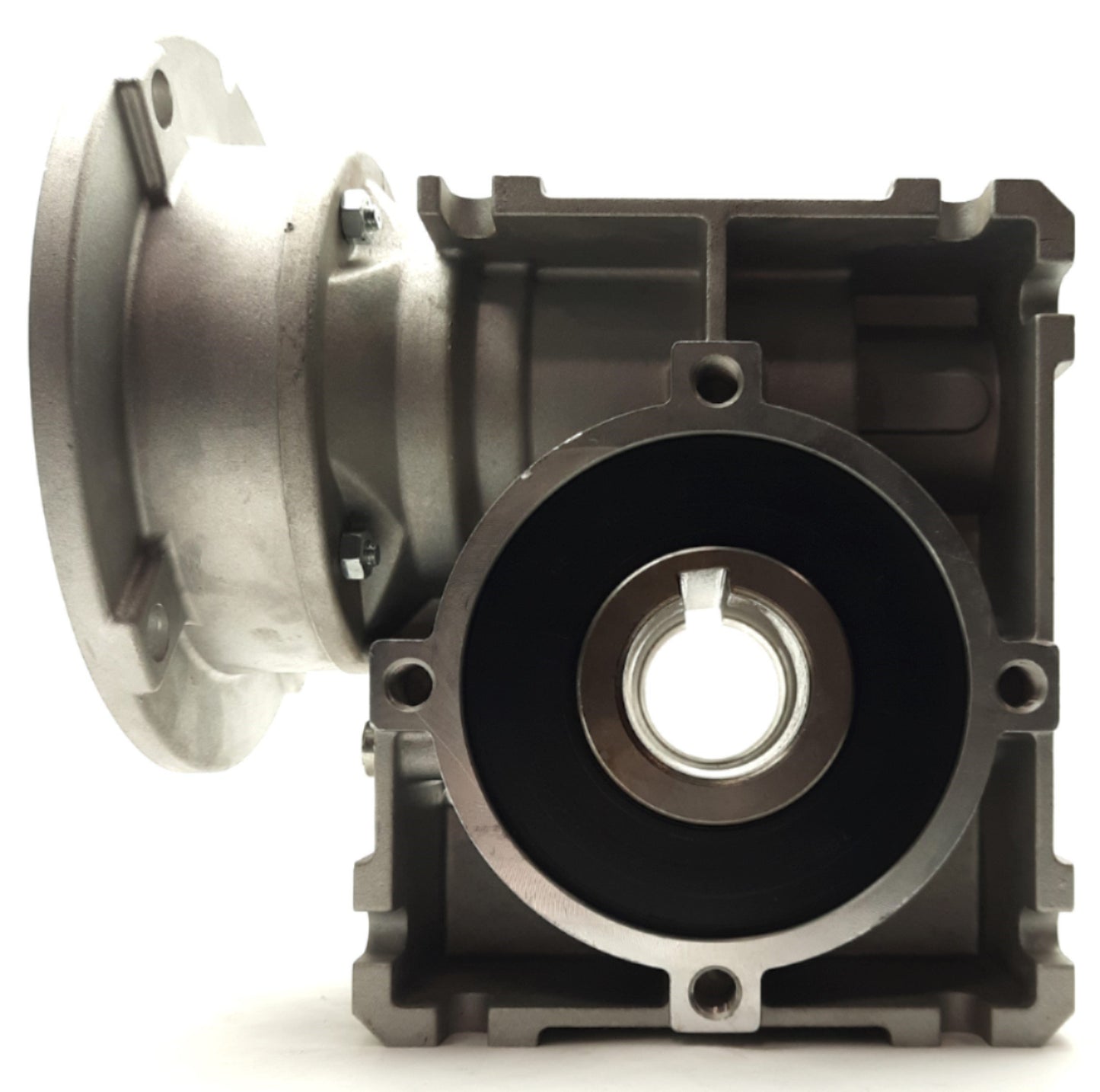 Used NORD SK 1SI63 Right Angle Gearhead, 60:1, 1150lb-in, 5/8" to 1 7/16" Shaft, 56C
