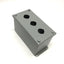 New – Open box Wiegmann PBXD3 Steel Pushbutton Enclosure Box, Gray, 3-Hole 30mm Type 4/12/13