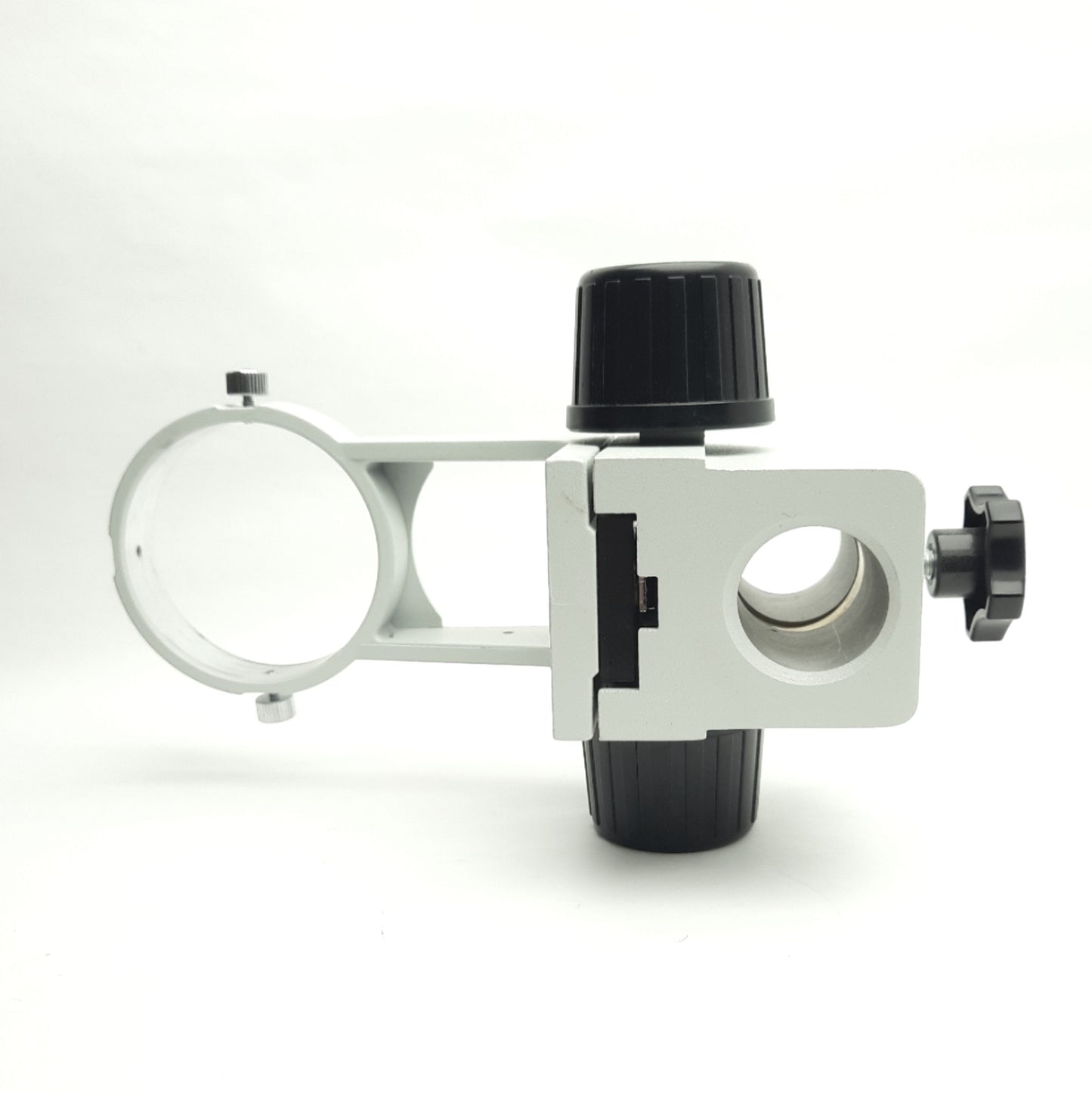 Used Opti-Vision SP-41102 Microscope Focus Mount For Ø76mm Objective, 32mm Post