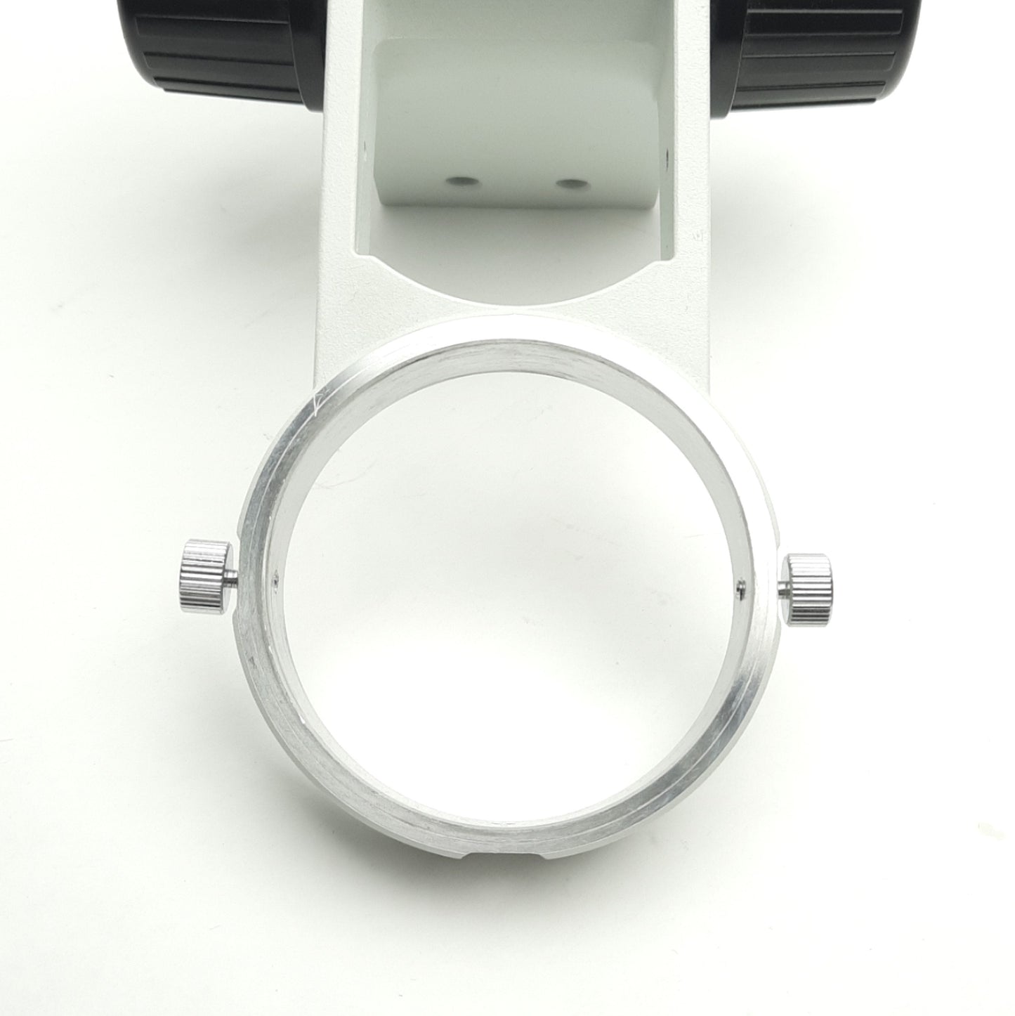 Used Opti-Vision SP-41102 Microscope Focus Mount For Ø76mm Objective, 32mm Post