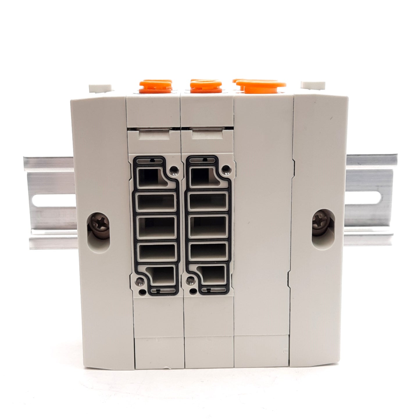 New SMC SS5Y5-45-02U-N7 Pneumatic Manifold, 2-Station, ø1/4in & ø3/8in One-Touch