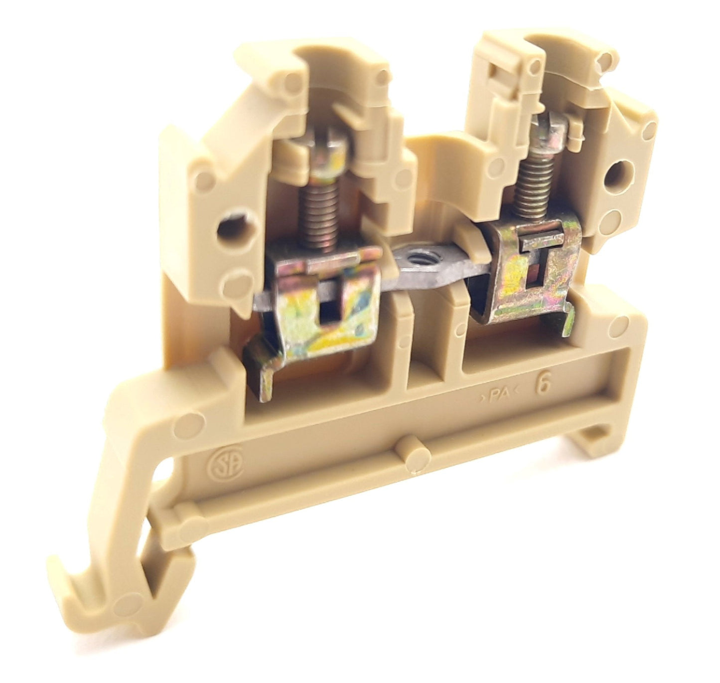 New Lot of 100 Weidmuller 0268860000 Feed Through Terminal Block 300V, 20A, 22-12AWG