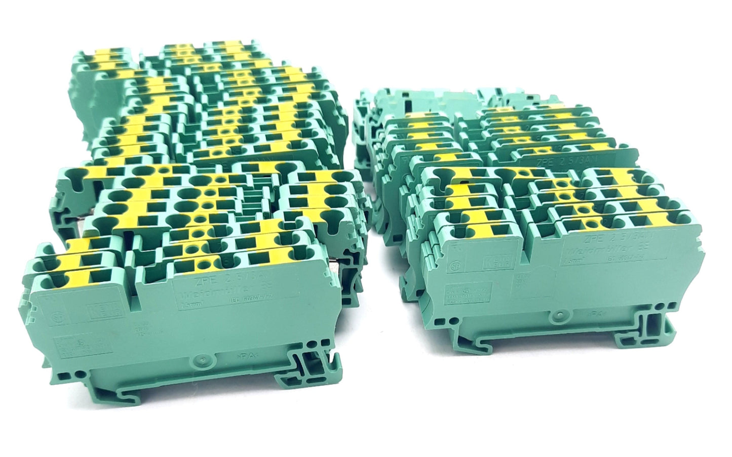 New – Open box Lot of 36 Weidmuller 1608650000 Grounding / Earthing Terminal Block 26-12AWG