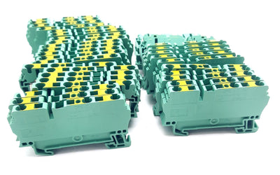 New – Open box Lot of 36 Weidmuller 1608650000 Grounding / Earthing Terminal Block 26-12AWG