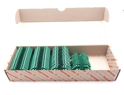 New Lot of 72 Weidmuller 1020090000 Feed Through Terminal Block 600V, 20A, 26-12AWG