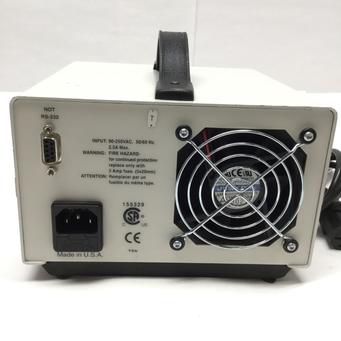 Used Schott-Fostec 20801 DCR III Fiber Optic Light Source, DDL Lamp, 150W, 90-250VAC