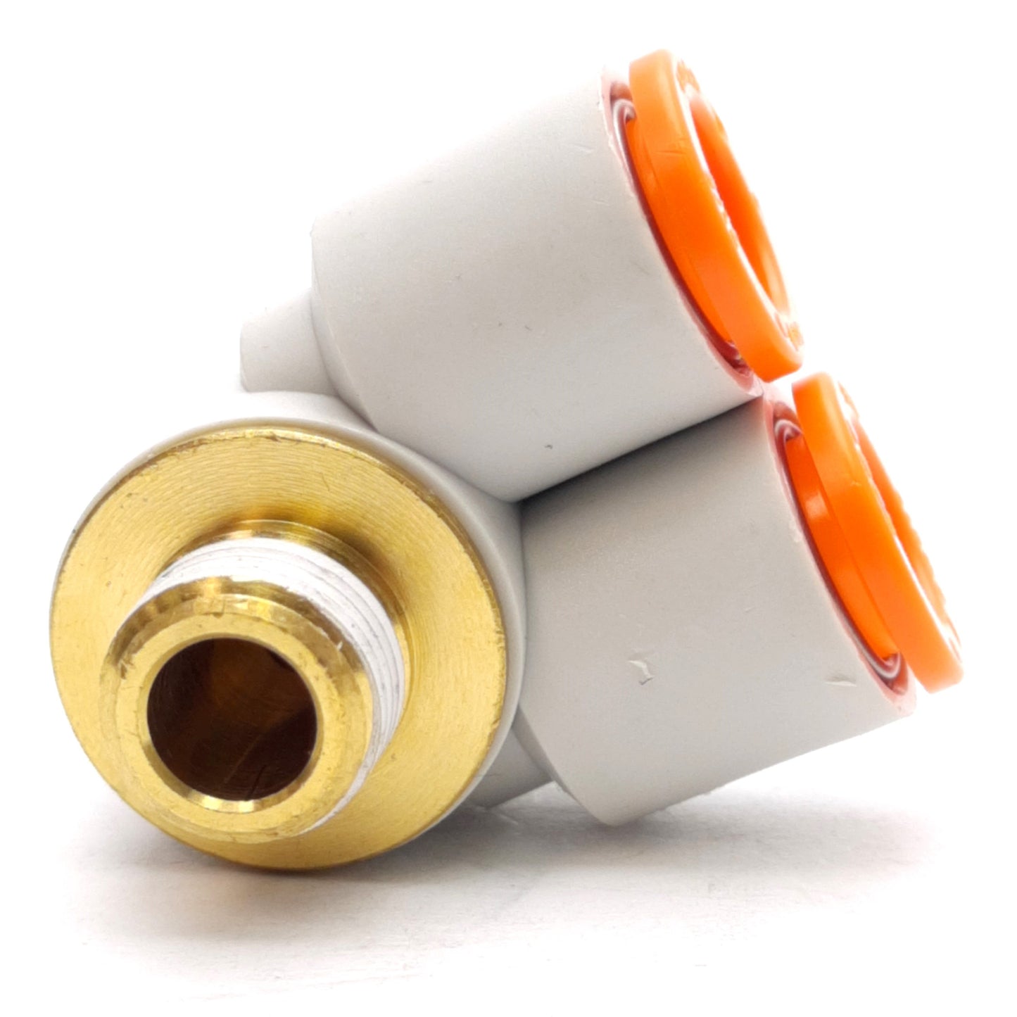 New Lot of 10 SMC KQ2Z09-34AS Universal Branch Fitting, ø5/16in One-Touch, 1/8in NPT