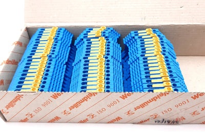 New Lot of 58 Weidmuller 1011280000 Disconnect Terminal Block 300V, 10A, 26-12AWG