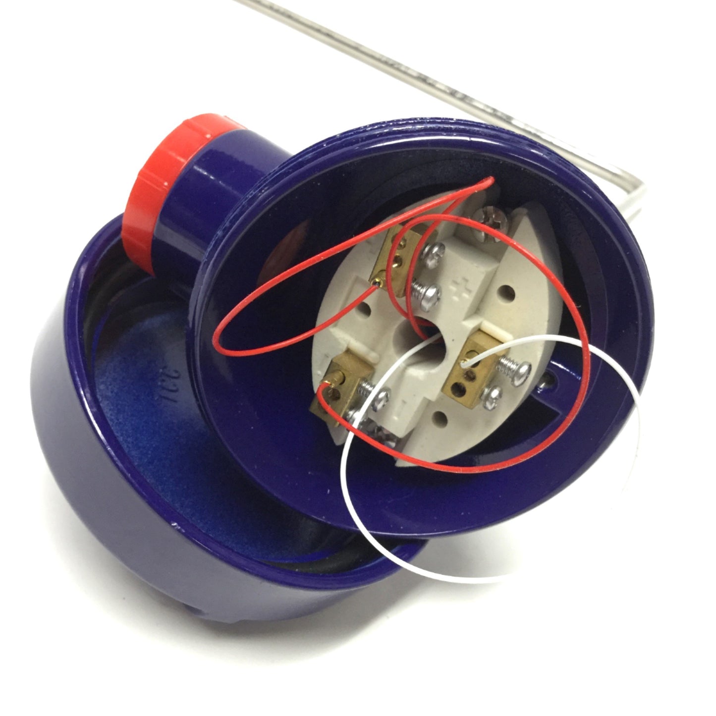 New – Open box RTD-6.5-12.5 3-Wire Pt100 RTD w/ Connection Head 90° 6.5" x 12.5", Ø1/4" Sheath