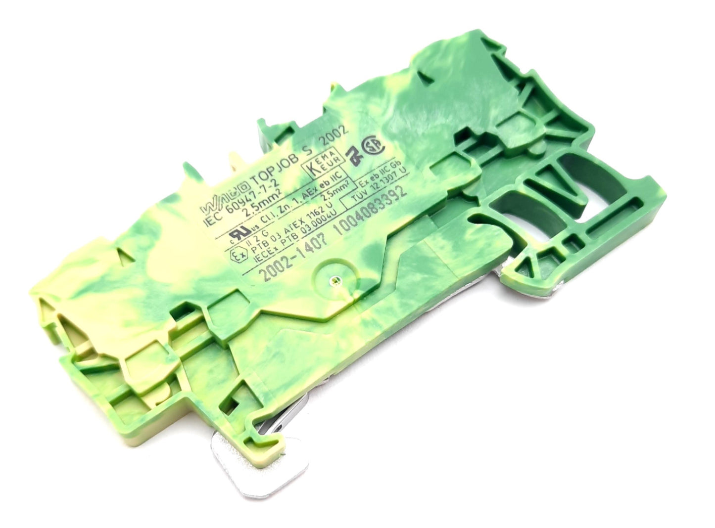 New – Open box Lot of 10 Wago 2002-1407 Grounding / Earthing Terminal Block 4 Position 12-18AWG