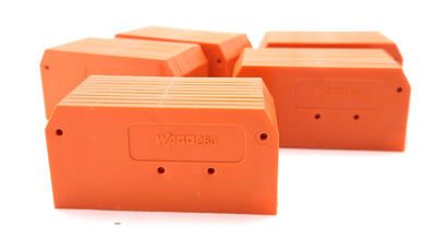 New Lot of 50 Wago 280-309 Terminal Block End Plate, 2.5mm x 26mm x 52.5mm