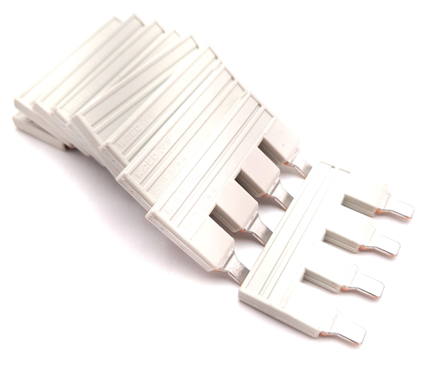 New – Open box Lot of 10 Wago 2010-404 Terminal Block Cross Connection, Jumpers 4 Position