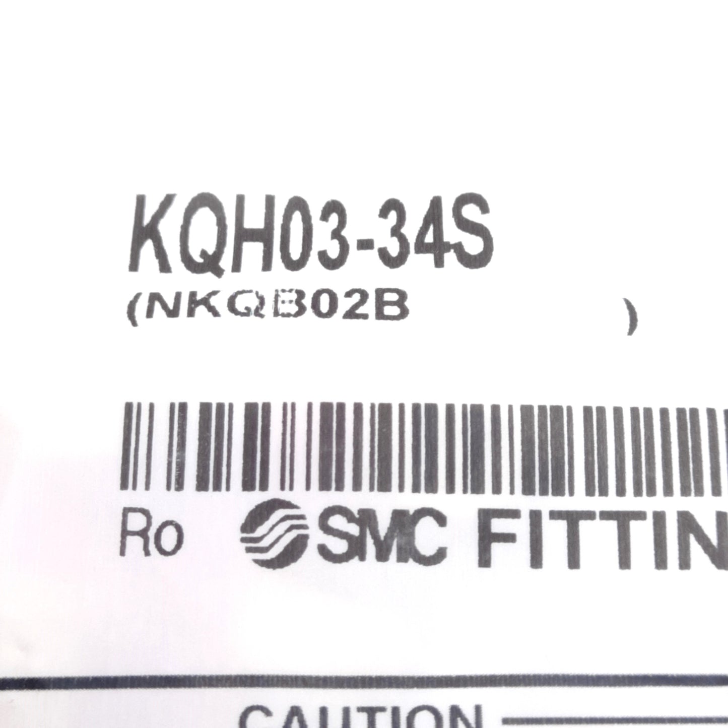 New Lot of 20 KQH03-34S Pneumatic Fitting, 1/4in NPT Thread to ø5/32 One-Touch