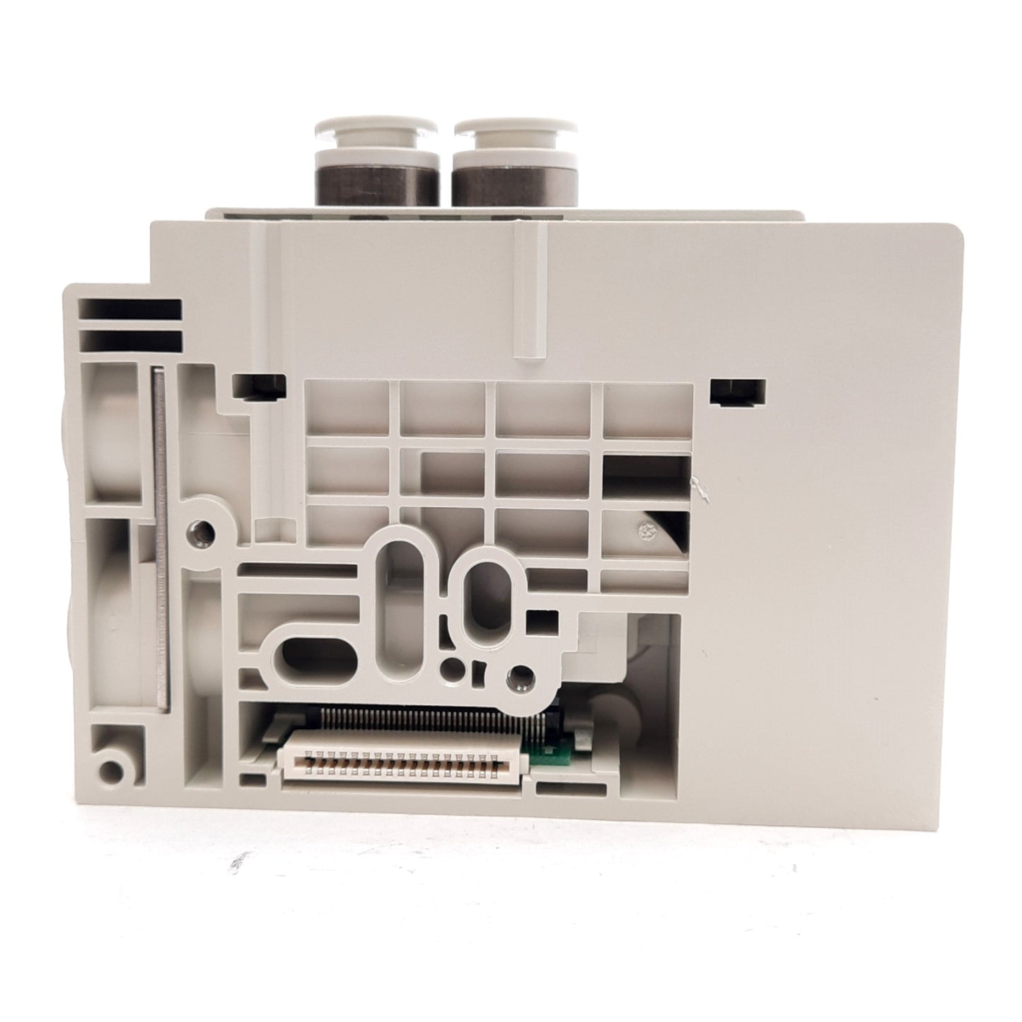 New SMC SY30M-1-1AV-C8 D-Side Manifold End Plate, Internal Pilot, ø8mm One-Touch