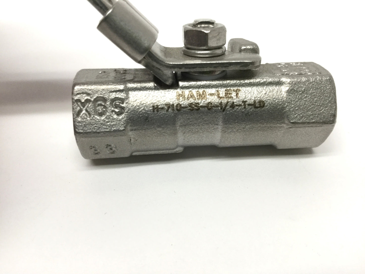 New – Open box Ham-Let H-710-SS-G-1/4-T-LD Quarter-Turn Locking Stainless Ball Valve G1/4"