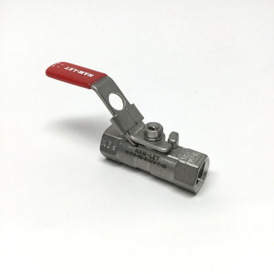 New – Open box Ham-Let H-710-SS-G-1/4-T-LD Quarter-Turn Locking Stainless Ball Valve G1/4"