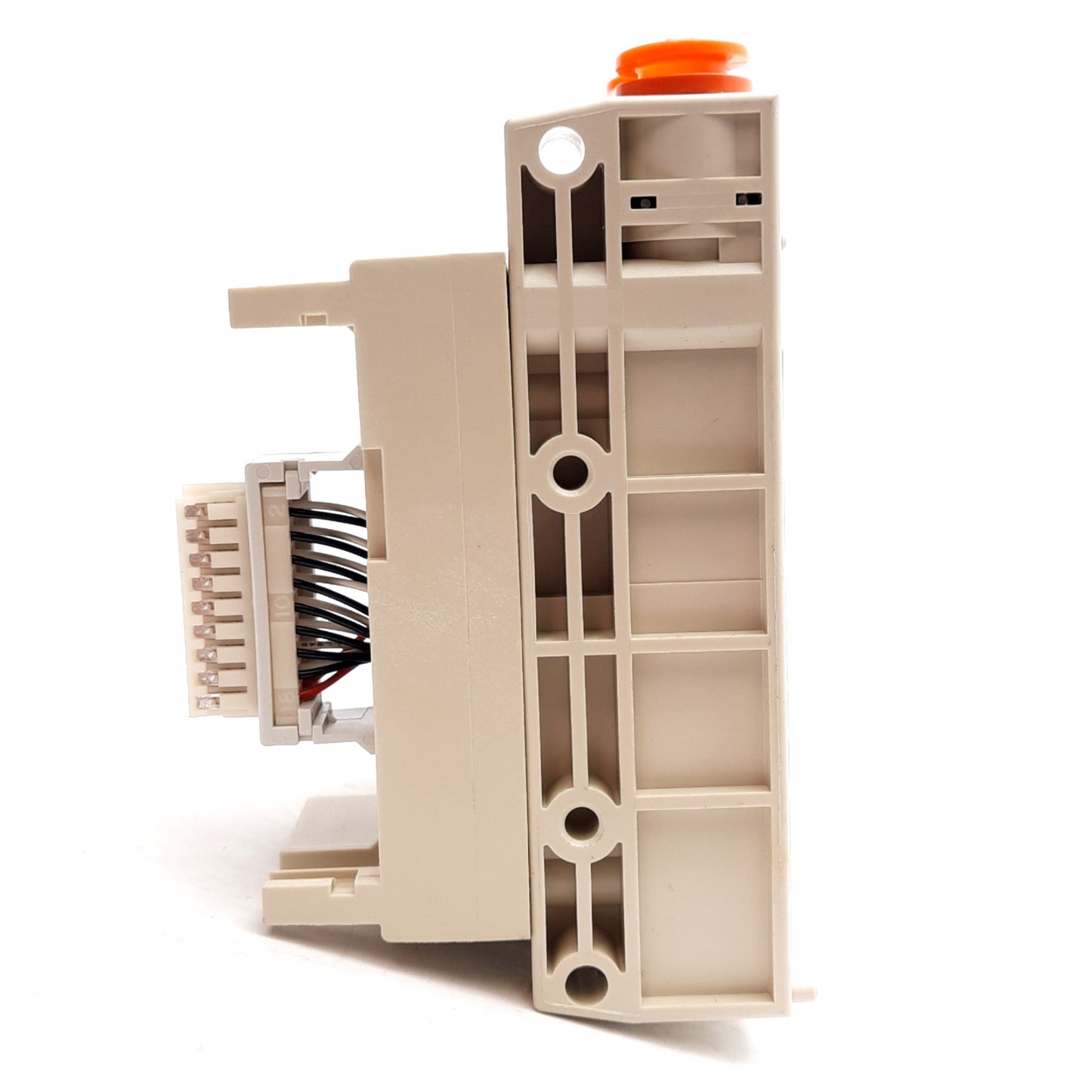 New SMC SV1000-51D-18A-N9 D-Side End Block ø5/16in One-Touch, EX120 Serial Connector