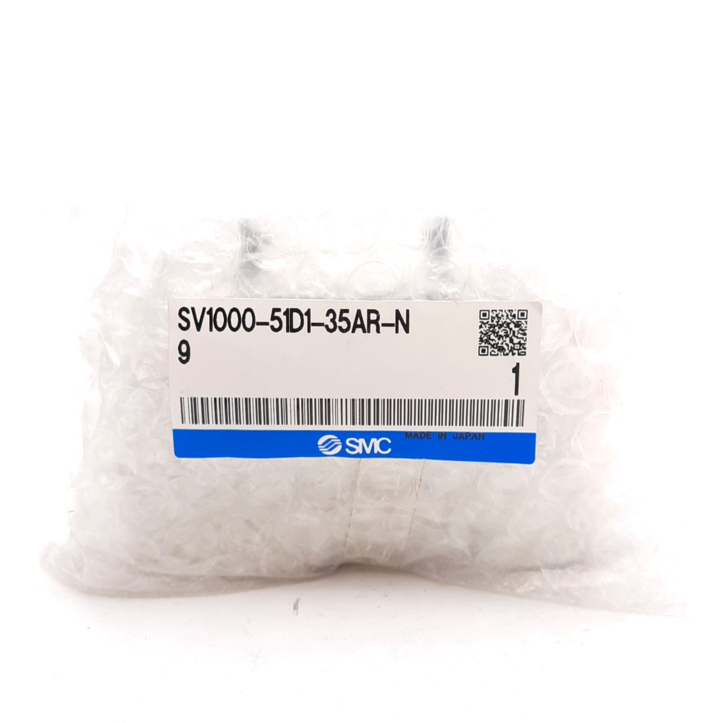 New SMC SV1000-51D1-35AR-N9 D-Side End Block, ø5/16in One-Touch, 20-Pin Ribbon Cable