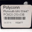 New Lot of 5 Polyconn PCM20-250-03B Pneumatic Manifold 3/8in & 1/4in NPT Ports