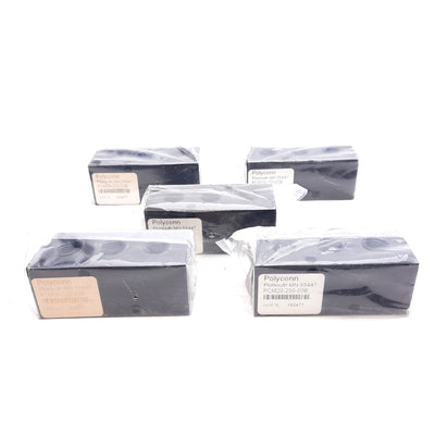 New Lot of 5 Polyconn PCM20-250-03B Pneumatic Manifold 3/8in & 1/4in NPT Ports