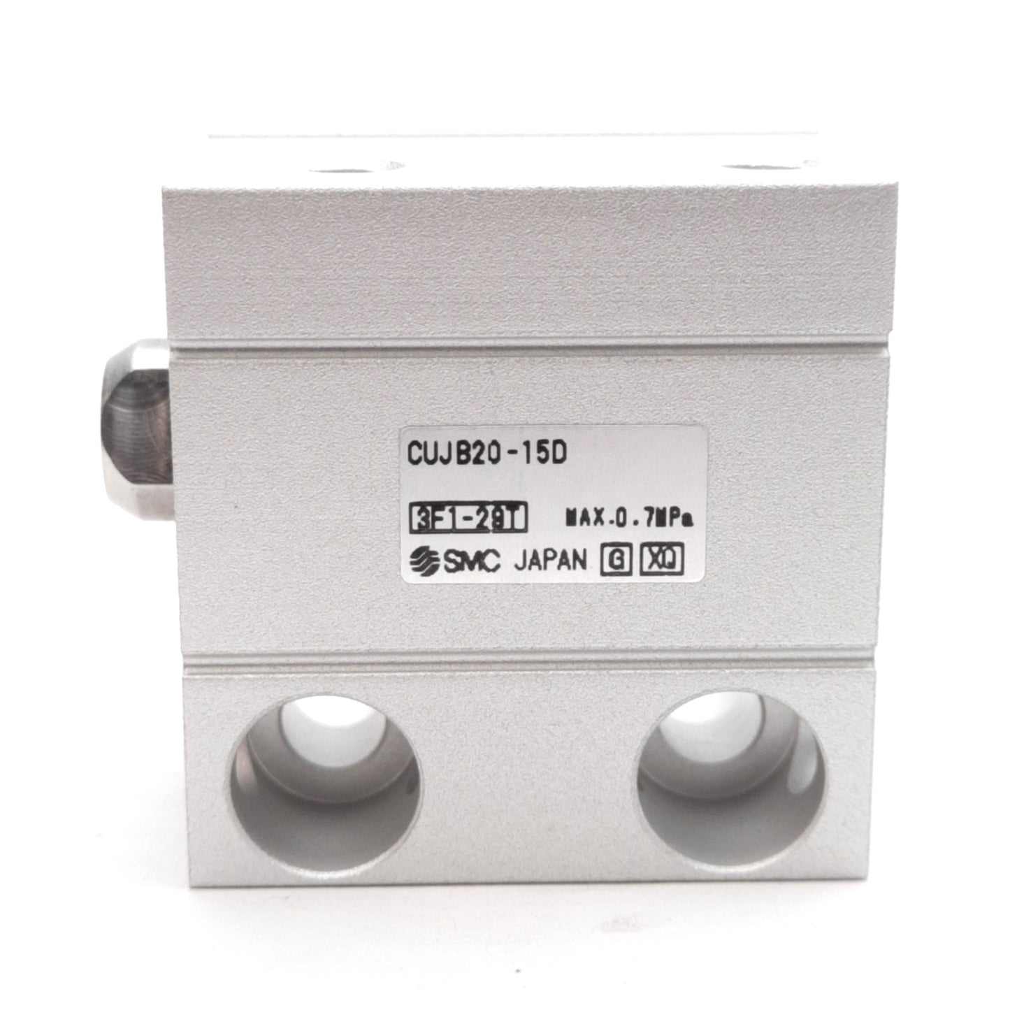 New SMC CUJB20-15D Miniature Cylinder, ø20mm Bore, 15mm Stroke, 0.7MPa, M5x0.8