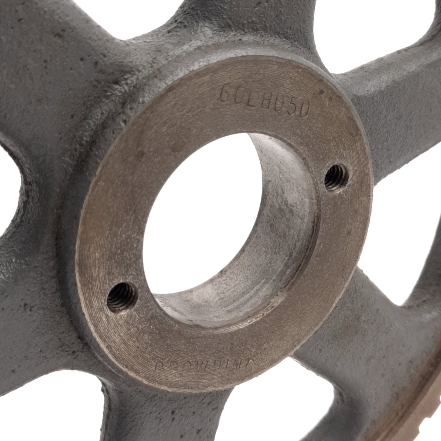 Used Browning 60LH050 Timing Pulley For 0.5" Width x 0.375" Pitch Belts, 7.13" OD