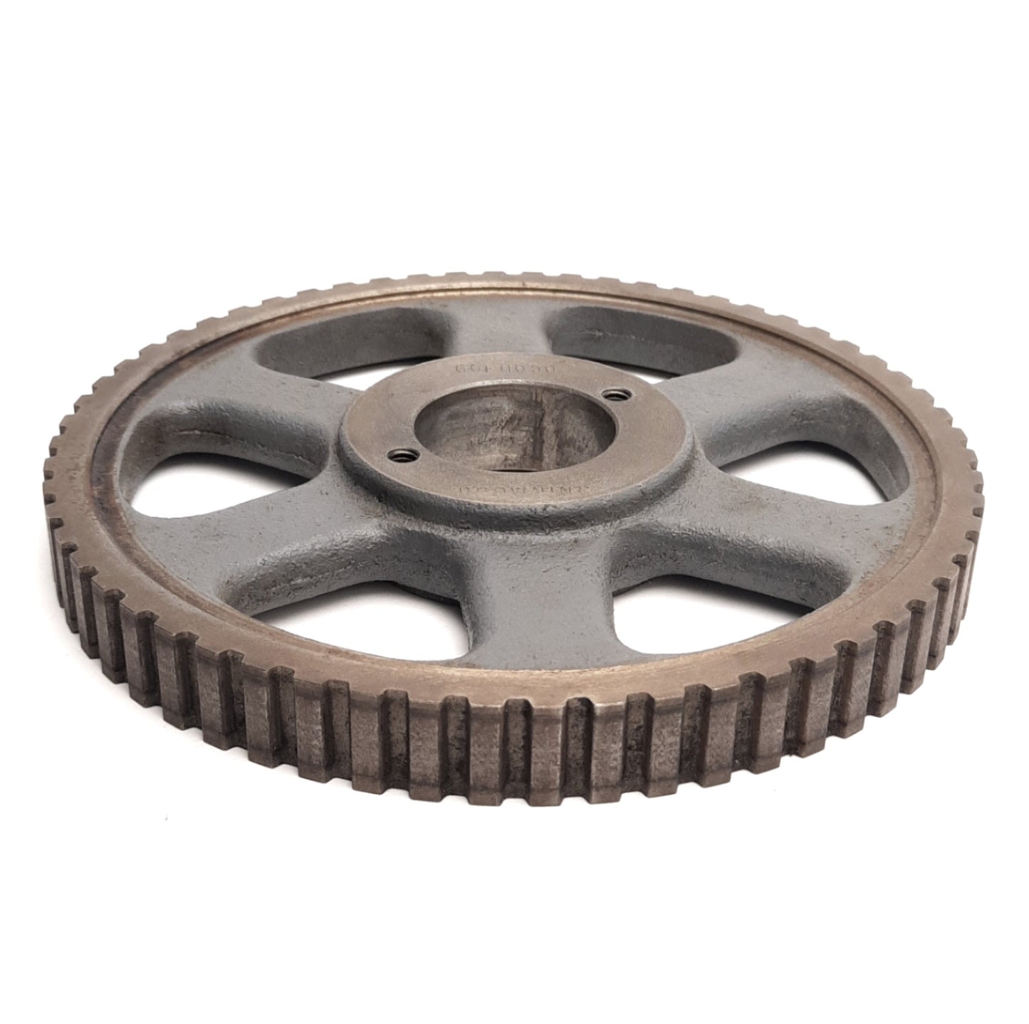 Used Browning 60LH050 Timing Pulley For 0.5" Width x 0.375" Pitch Belts, 7.13" OD