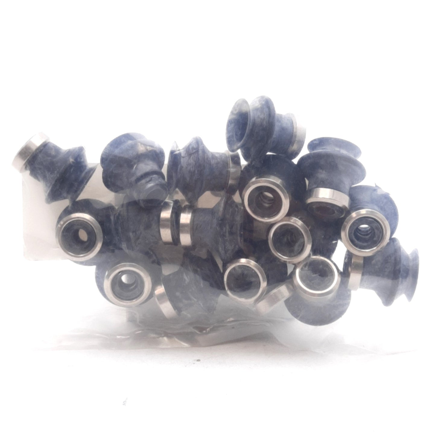 New Lot of 16 SMC ZP13BN Suction Cup Unit w/ Lock Ring, ø13mm Pad, Bellows Style