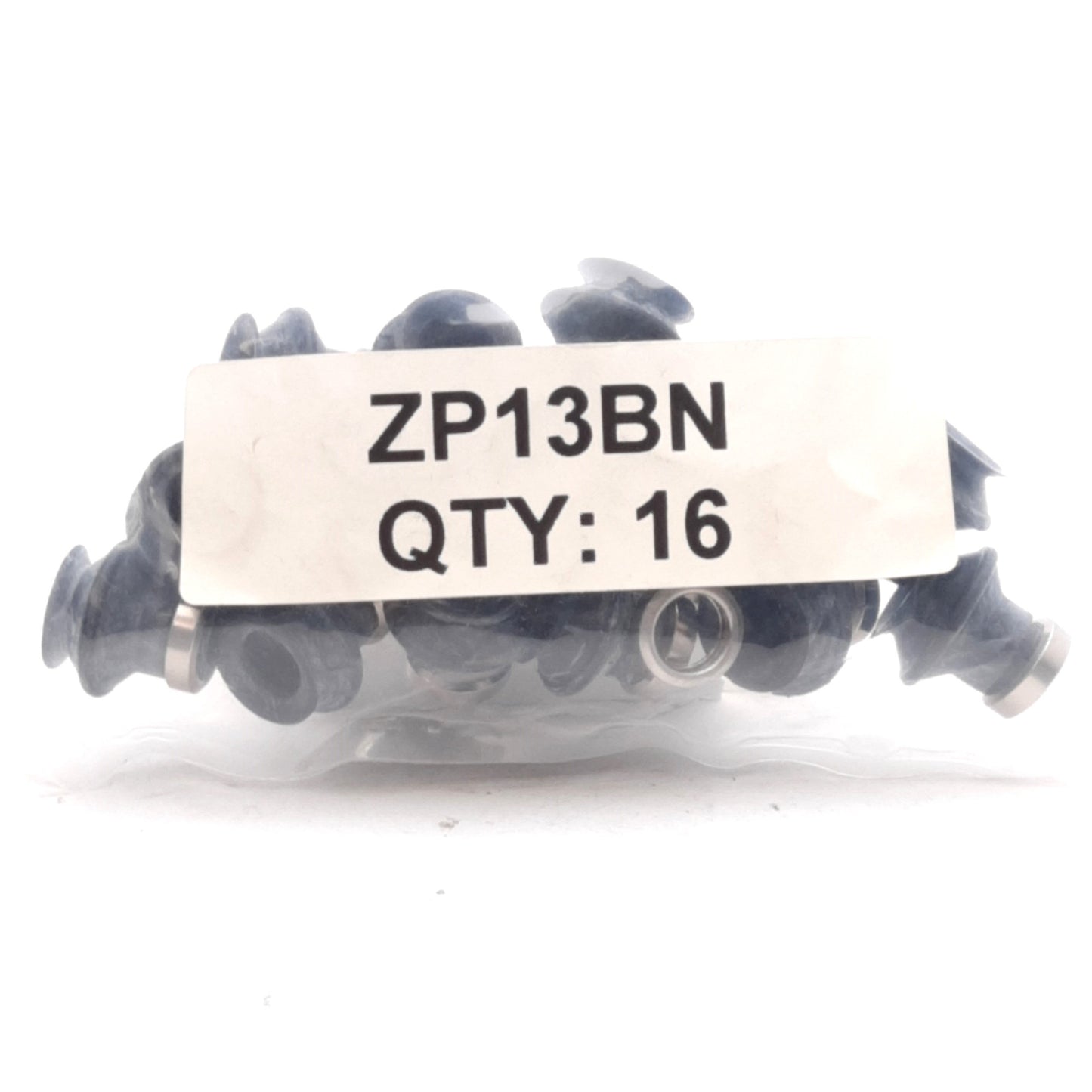 New Lot of 16 SMC ZP13BN Suction Cup Unit w/ Lock Ring, ø13mm Pad, Bellows Style