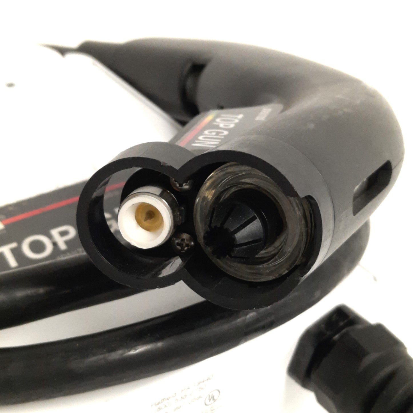 Used Simco Top Gun 3 4005105 Air Ionizer, 120VAC, 100Psi, 7Ft Hose, 7.4SCFM Max