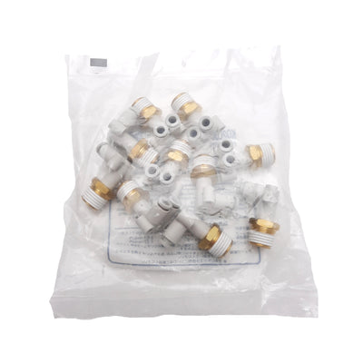 New SMC KQ2LU04-02AS Branch Union Elbow Fitting, R1/4 & ø4mm One-Touch Ports