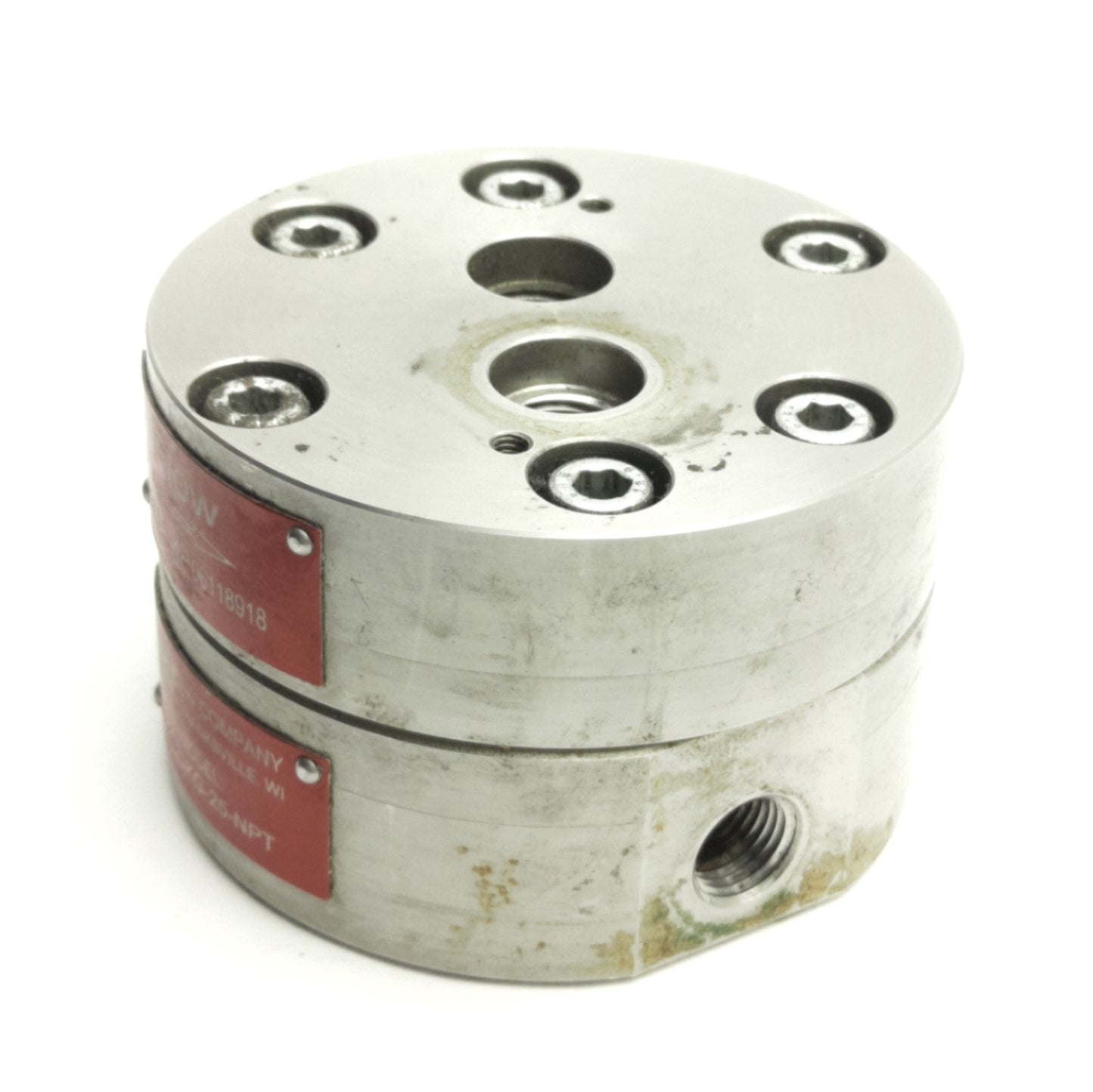 Used AW JVM-20KG-25-NPT Positive Displacement Flow Meter, 0.01-2 GPM Range, 1/4" NPT