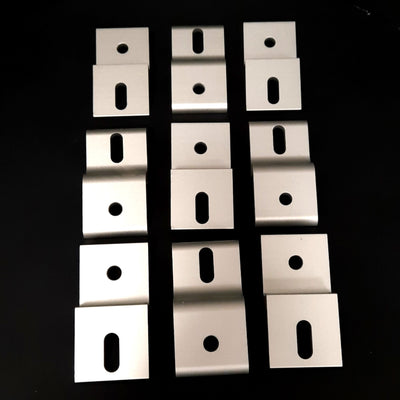 New Lot of 9 Tslots 664082 40 S Single Mesh Retainer Aluminum Extrusion, Metric