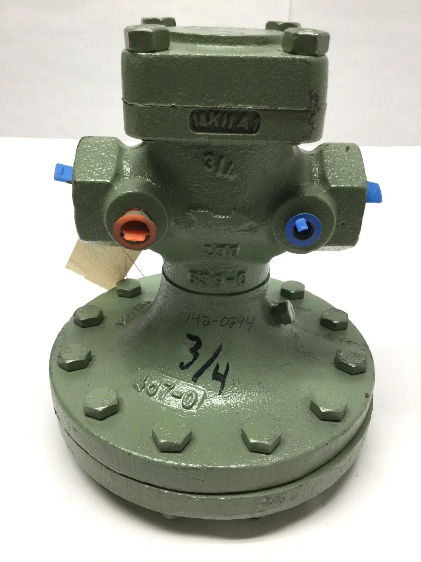 New – Open box Spence E-C1D9A1 Type E-3/4 Main Diaphragm Valve, Cast Iron, 3/4" NPT, 250psi